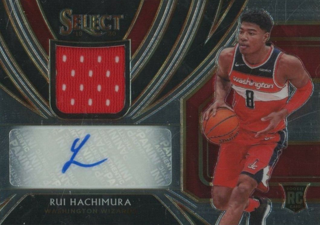 2019 Select Rookie Jersey Autographs Rui Hachimura #RHM Basketball Card