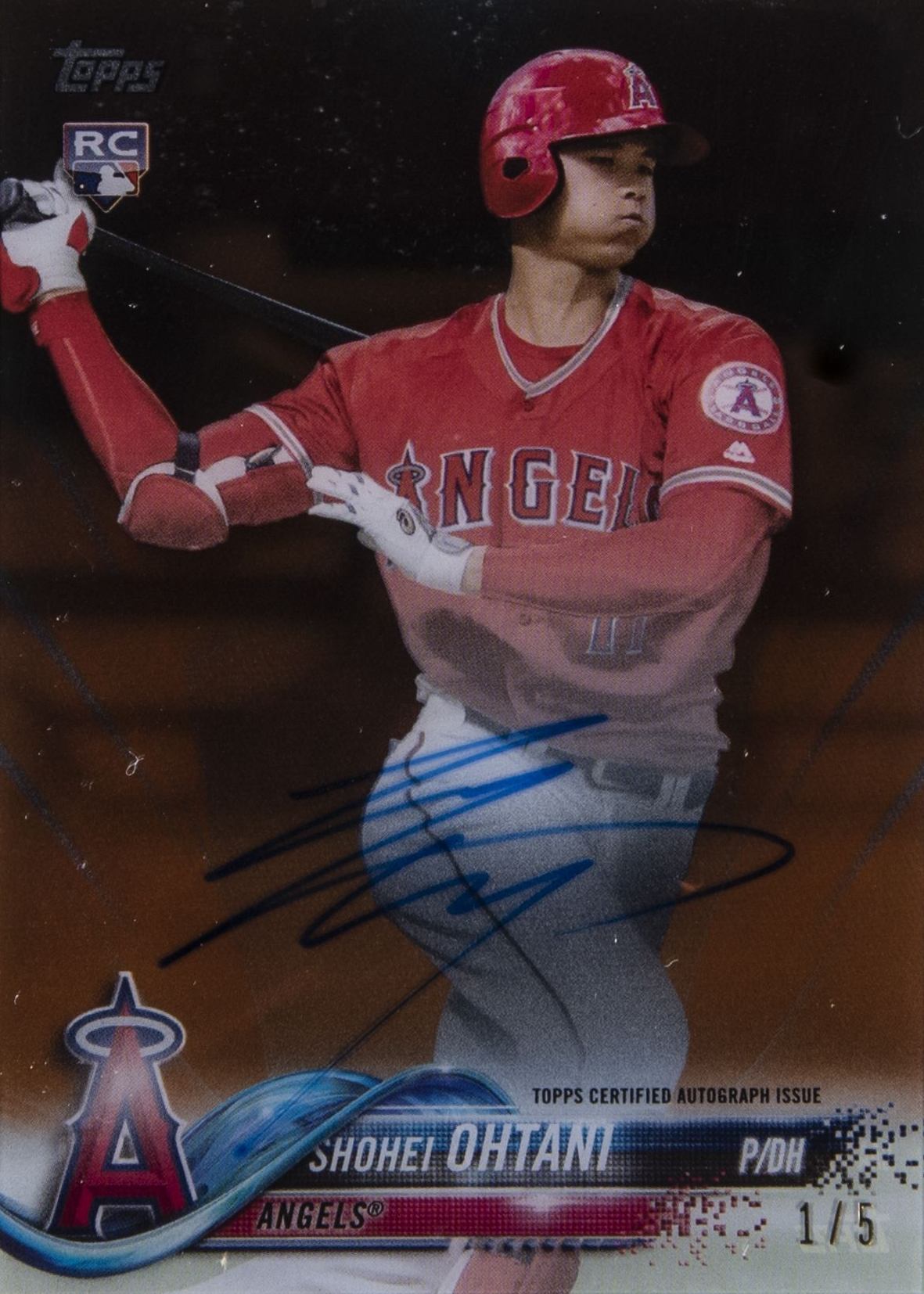 2018 Topps Clearly Authentic Shohei Ohtani #SO Baseball Card