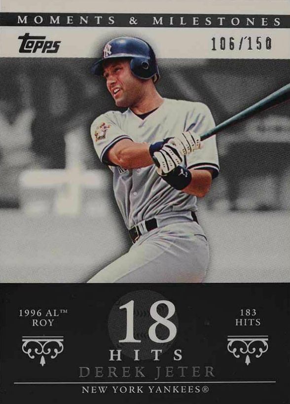 2007 Topps Moments & Milestones  Derek Jeter #83 Baseball Card