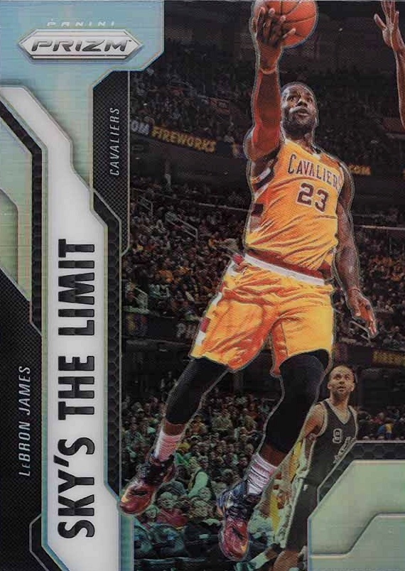 2016 Panini Prizm Sky's the Limit LeBron James #4 Basketball Card