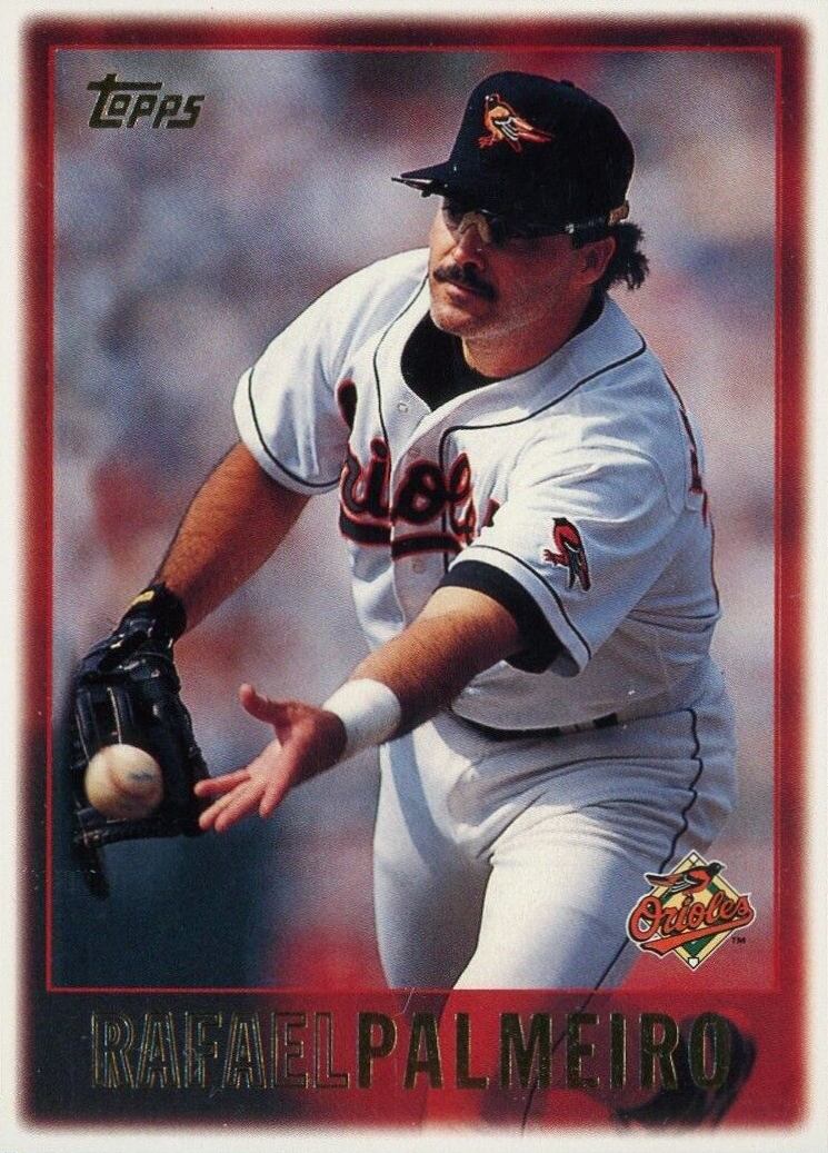 1997 Topps Rafael Palmeiro #140 Baseball Card