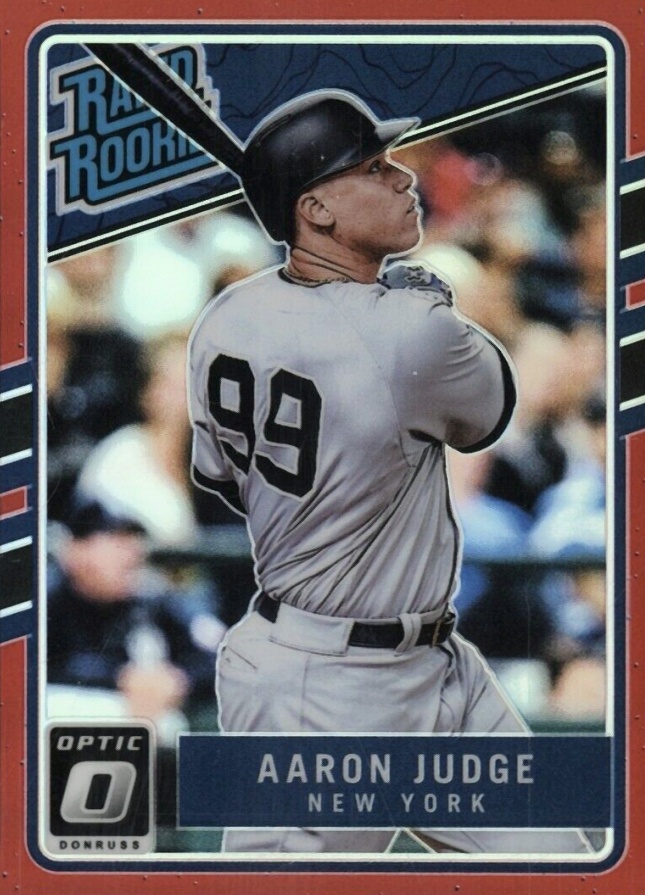 2017 Panini Donruss Optic Aaron Judge #38 Baseball Card