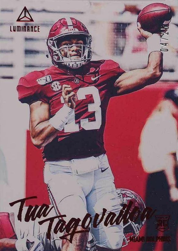 2020 Panini Luminance Tua Tagovailoa #102 Football Card