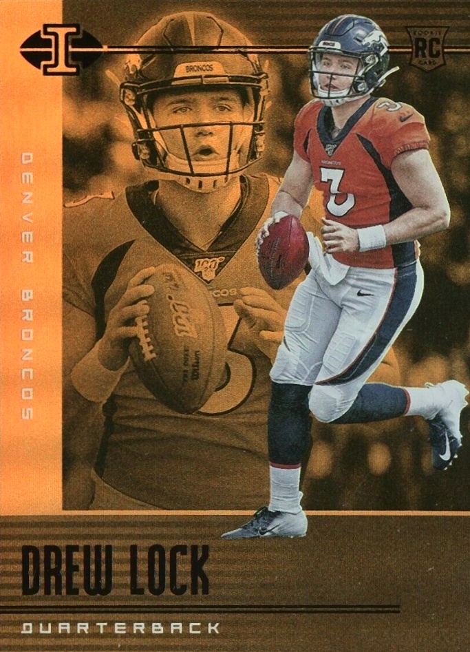 2019 Panini Illusions Drew Lock #4 Football Card