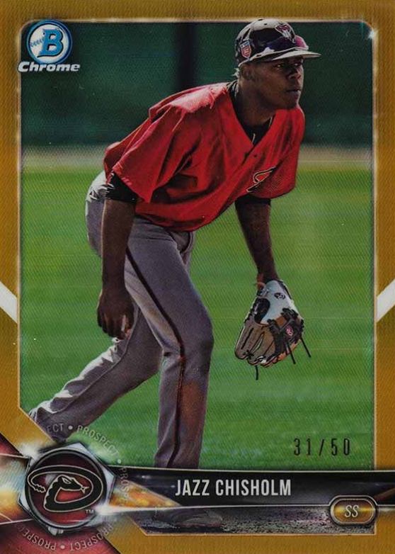 2018 Bowman Draft Jazz Chisholm #BDC16 Baseball Card