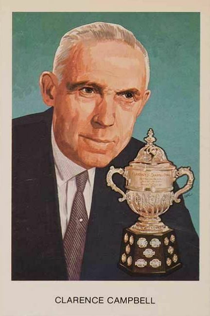 1983 Hall of Fame Postcards Clarence Campbell #A3 Hockey Card