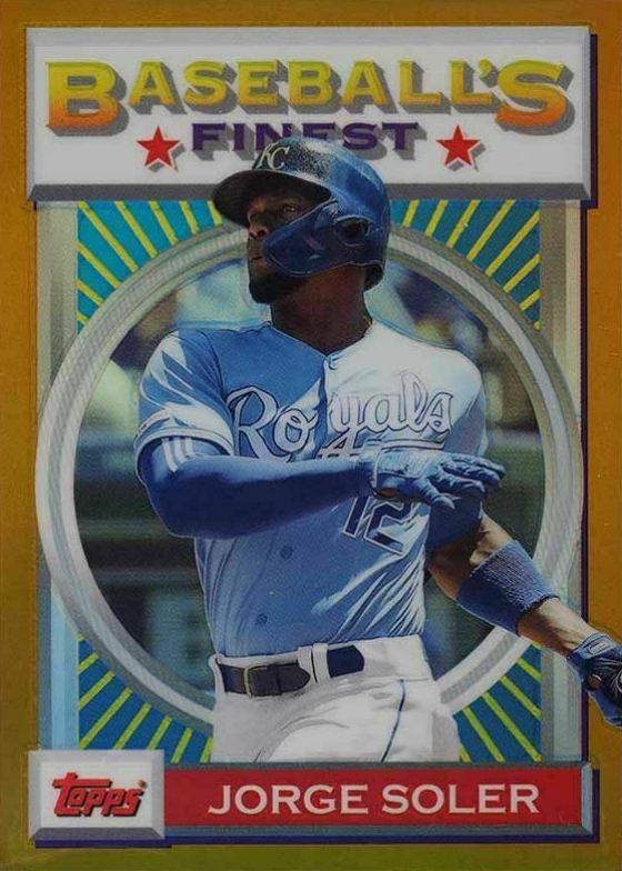 2020 Finest Flashbacks Jorge Soler #23 Baseball Card