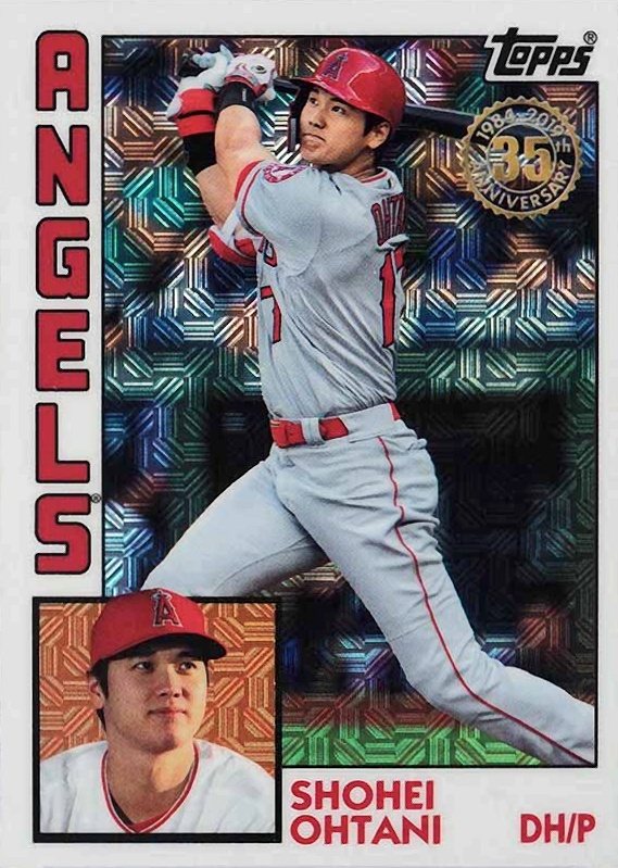 2019 Topps Silver Pack 1984 Chrome Promo  Shohei Ohtani #2 Baseball Card