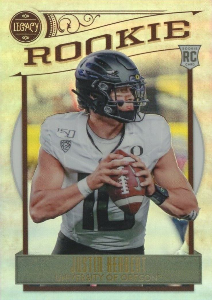 2020 Panini Legacy Justin Herbert #150 Football Card