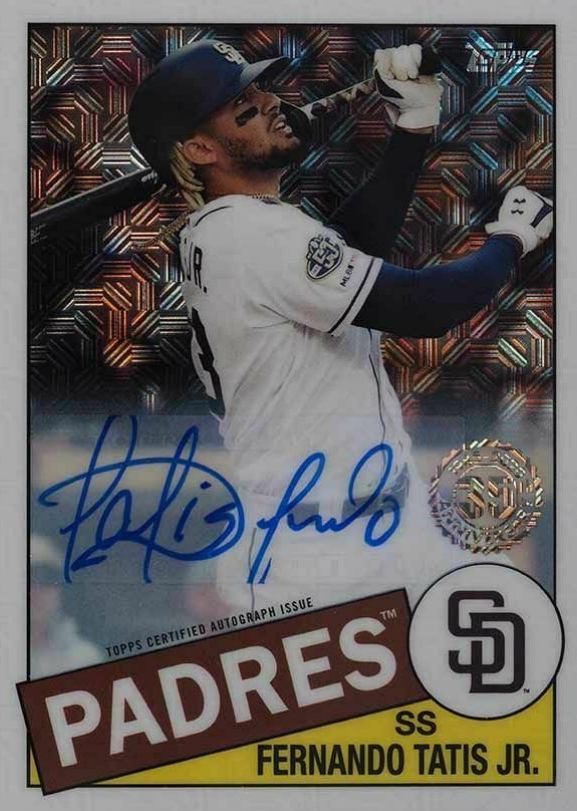 2020 Topps Silver Pack 1985 Chrome Promo Fernando Tatis Jr. #33 Baseball Card