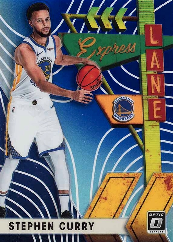 2019 Panini Donruss Optic Express Lane Stephen Curry #16 Basketball Card