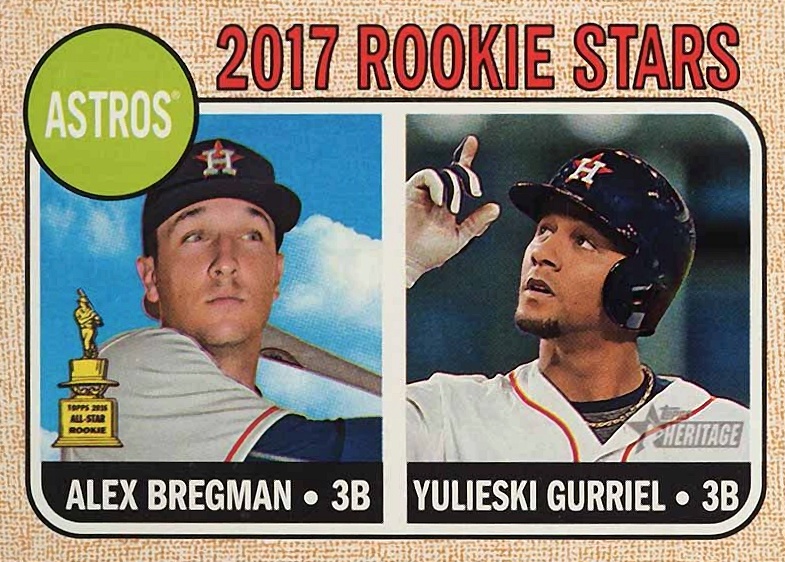 2017 Topps Heritage  Alex Bregman/Yulieski Gurriel #113 Baseball Card