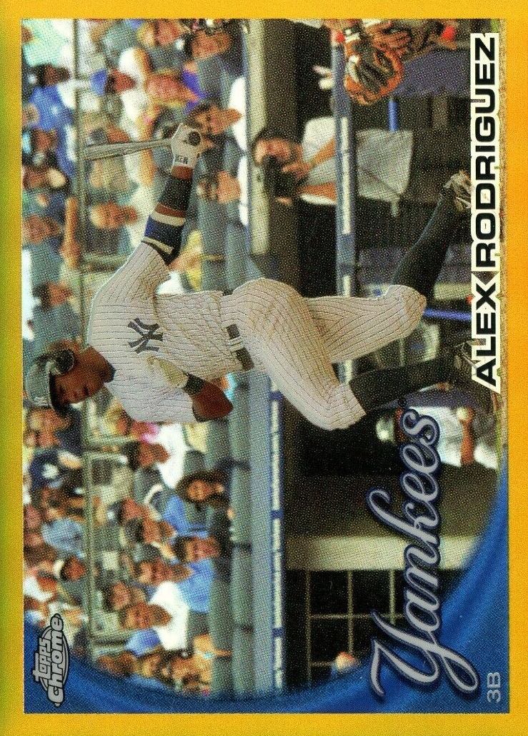 2010 Topps Chrome Alex Rodriguez #144 Baseball Card