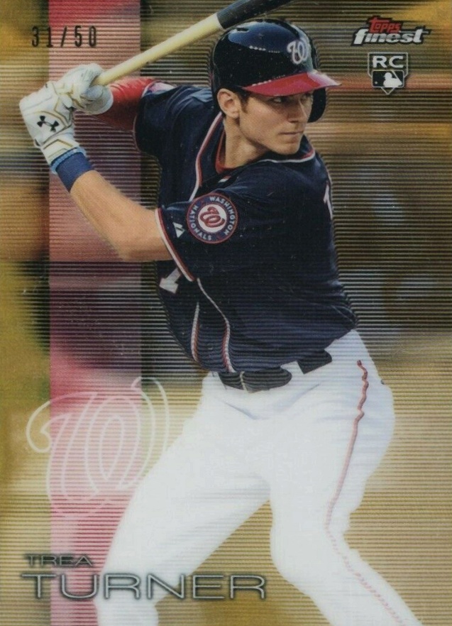 2016 Finest Trea Turner #18 Baseball Card