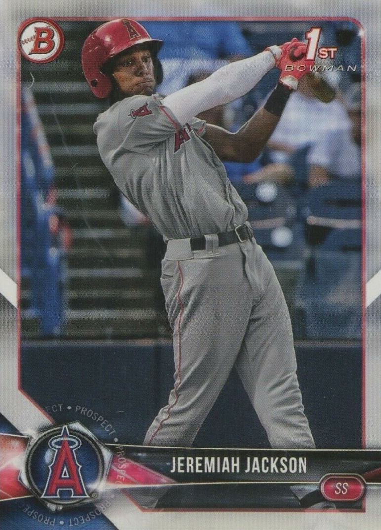 2018 Bowman Draft Jeremiah Jackson #BD51 Baseball Card