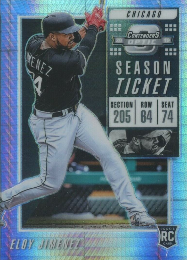 2019 Panini Chronicles Contenders Optic Season Ticket Eloy Jimenez #2 Baseball Card