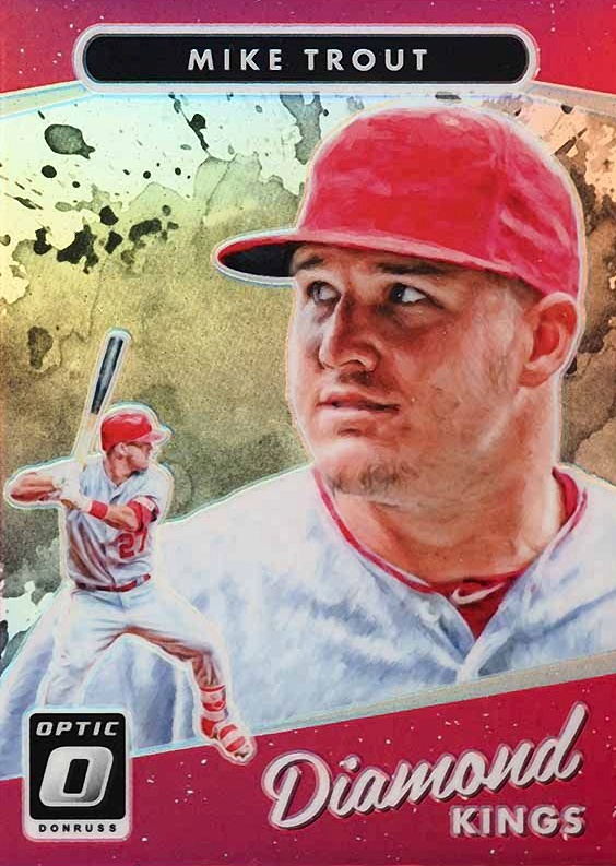 2017 Panini Donruss Optic Mike Trout #13 Baseball Card