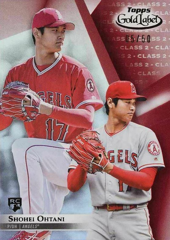 2018 Topps Gold Label  Shohei Ohtani #17 Baseball Card