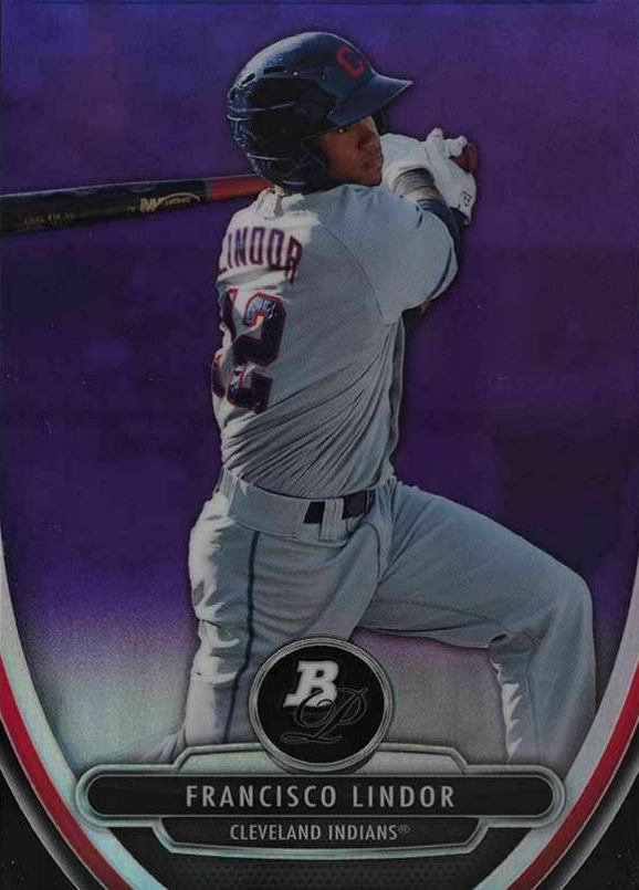 2013 Bowman Platinum Chrome Prospects Francisco Lindor #21 Baseball Card