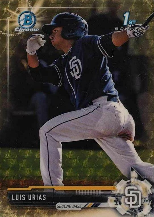 2017 Bowman Prospects Luis Urias #BCP107 Baseball Card