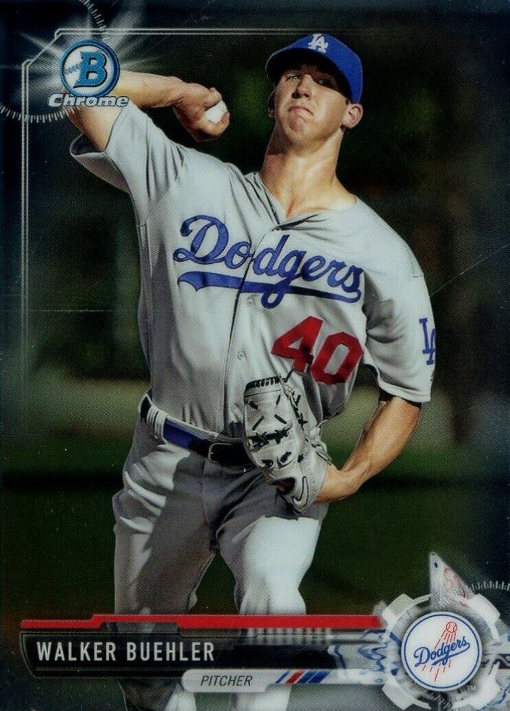 2017 Bowman Prospects Walker Buehler #BCP82 Baseball Card