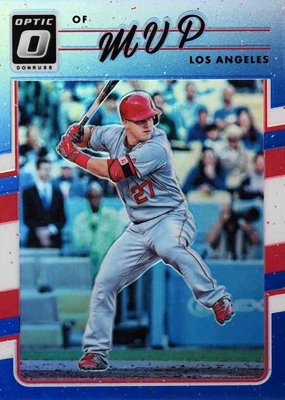 2017 Panini Donruss Optic Mike Trout #107 Baseball Card