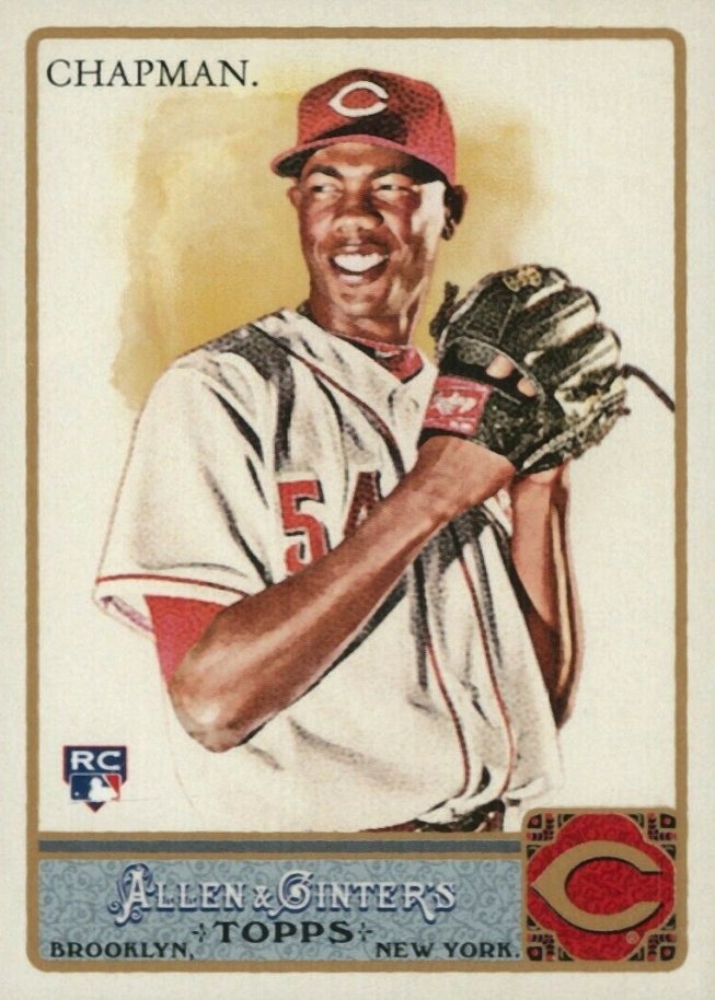 2011 Topps Allen & Ginter Aroldis Chapman #5 Baseball Card