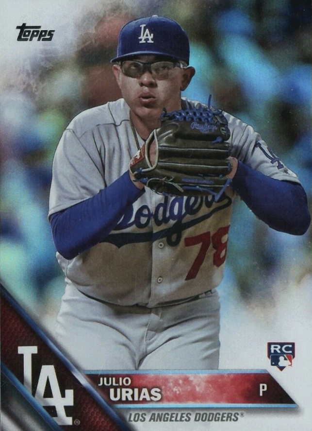 2016 Topps Update Julio Urias #US45 Baseball Card