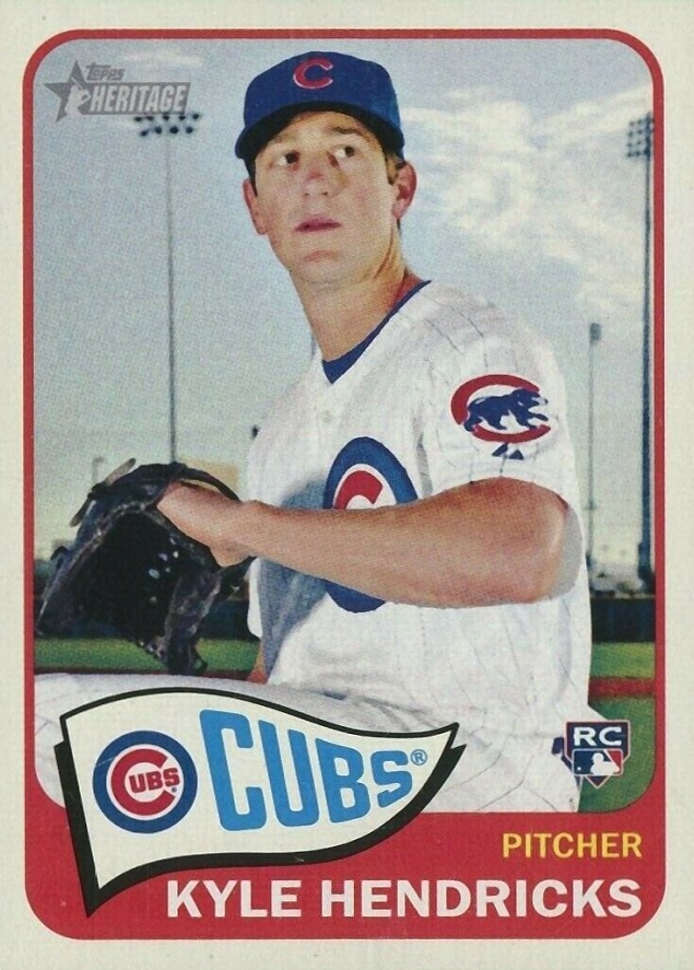 2014 Topps Heritage  Kyle Hendricks #H571 Baseball Card