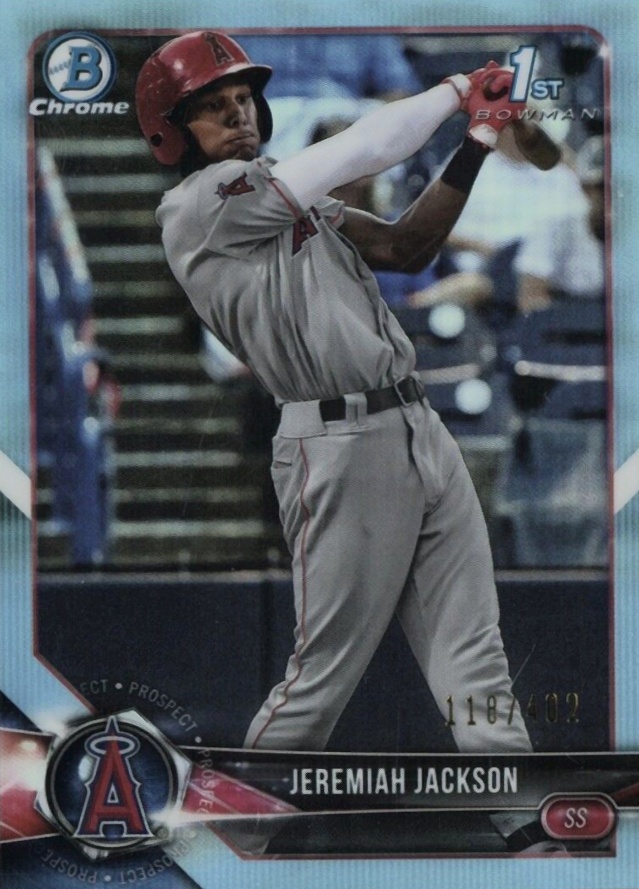 2018 Bowman Draft Jeremiah Jackson #BDC51 Baseball Card