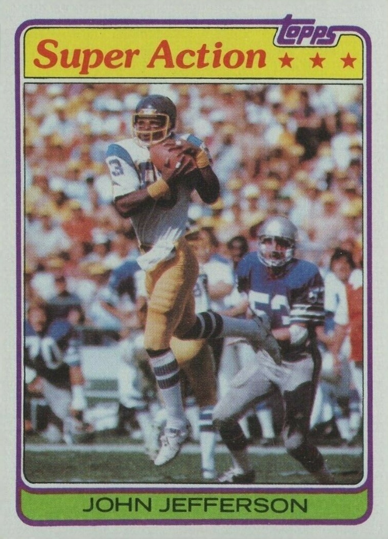 1981 Topps John Jefferson Super Action #267 Football Card