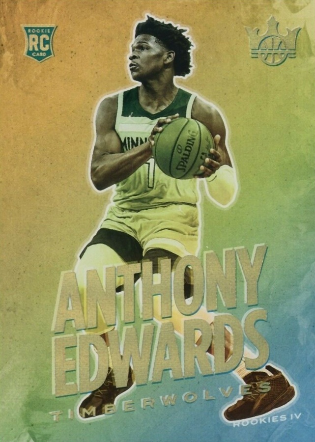 2020 Panini Court Kings Anthony Edwards #169 Basketball Card