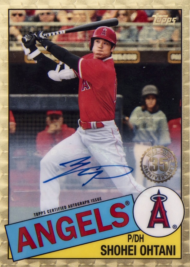 2020 Topps Update Silver Pack 1985 Chrome Promo Shohei Ohtani #CPC7 Baseball Card