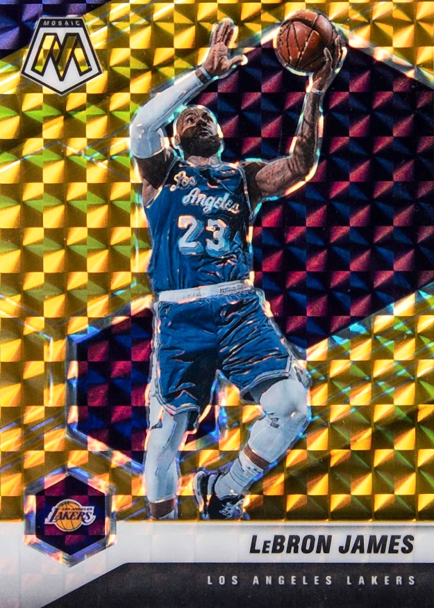 2020  Panini Mosaic LeBron James #81 Basketball Card