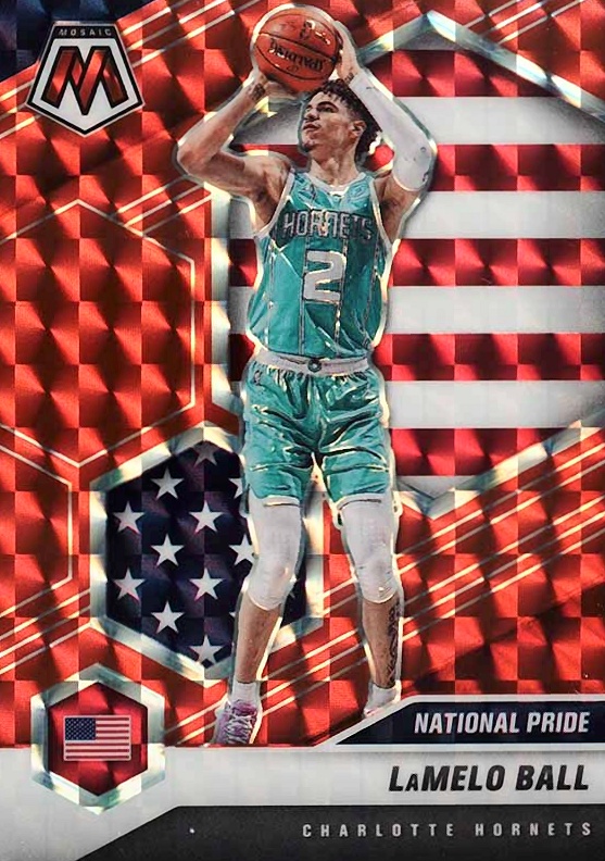 2020  Panini Mosaic LaMelo Ball #257 Basketball Card