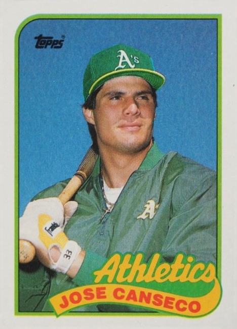 1989 Topps Jose Canseco #500 Baseball Card