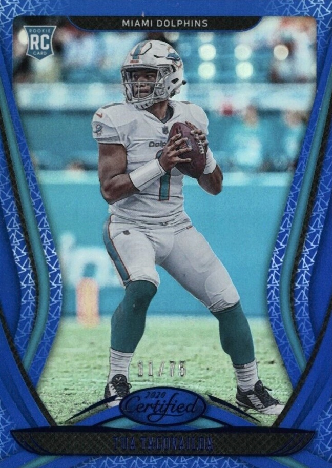 2020 Panini Certified Tua Tagovailoa #102 Football Card