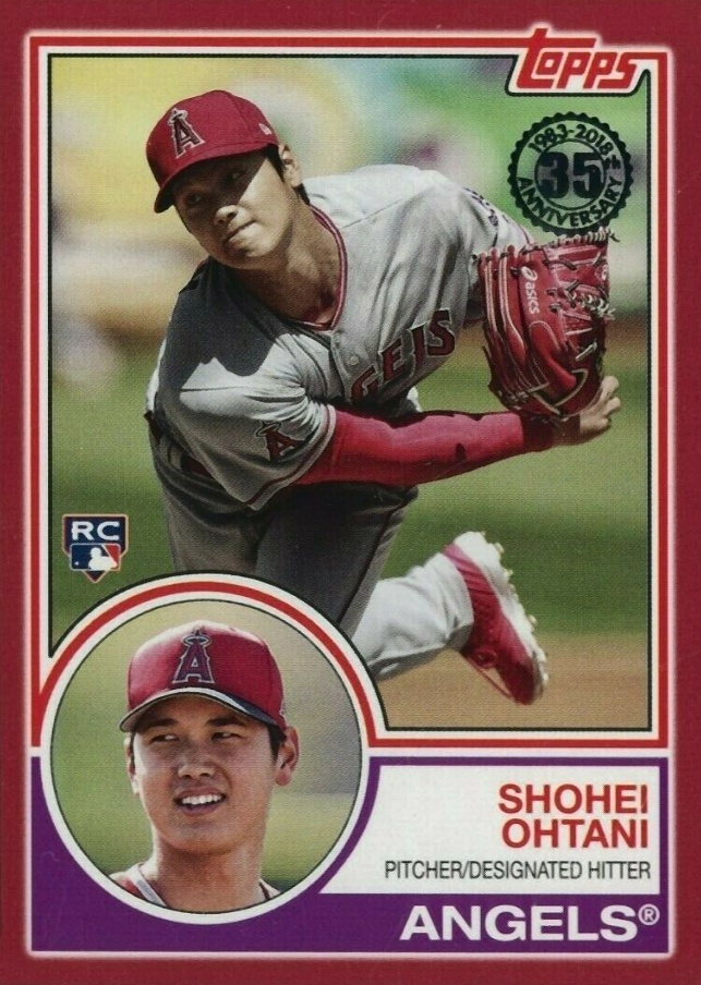 2018 Topps Update 1983 Topps Baseball Shohei Ohtani #83-2 Baseball Card