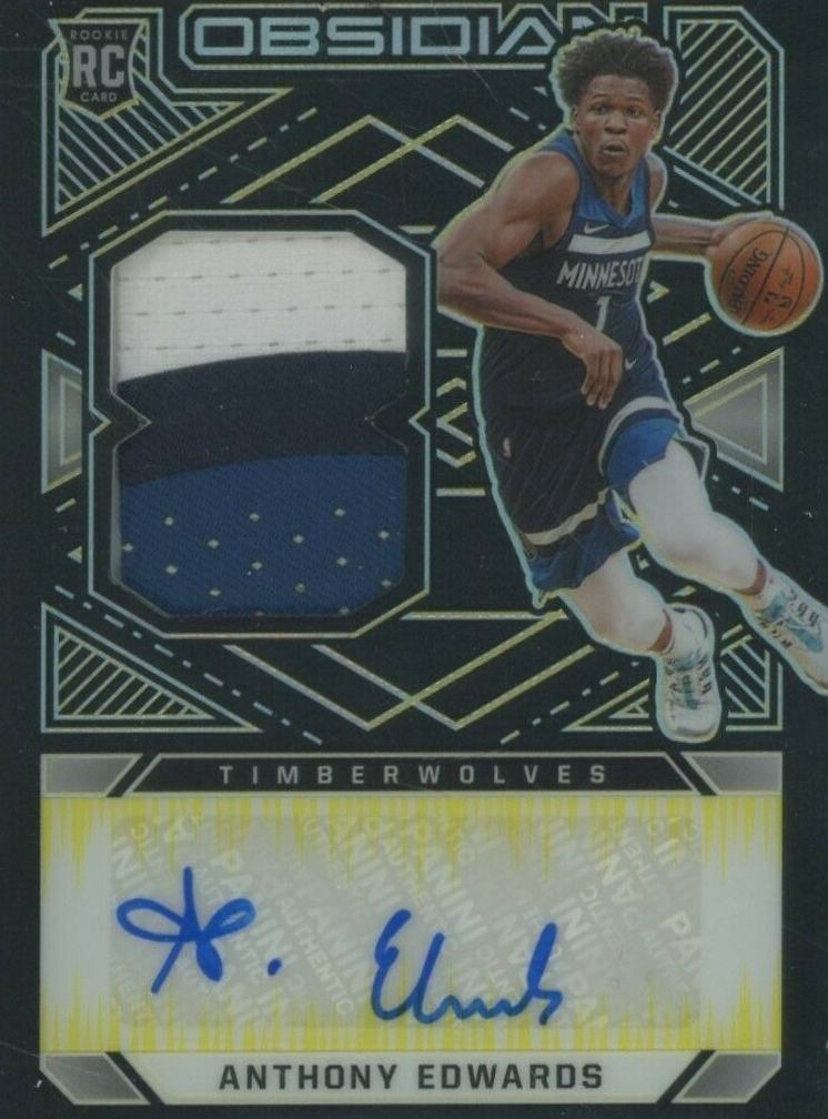 2020 Panini Obsidian Anthony Edwards #235 Basketball Card