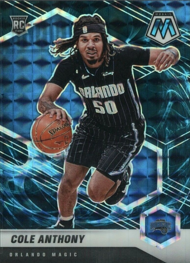 2020  Panini Mosaic Cole Anthony #207 Basketball Card