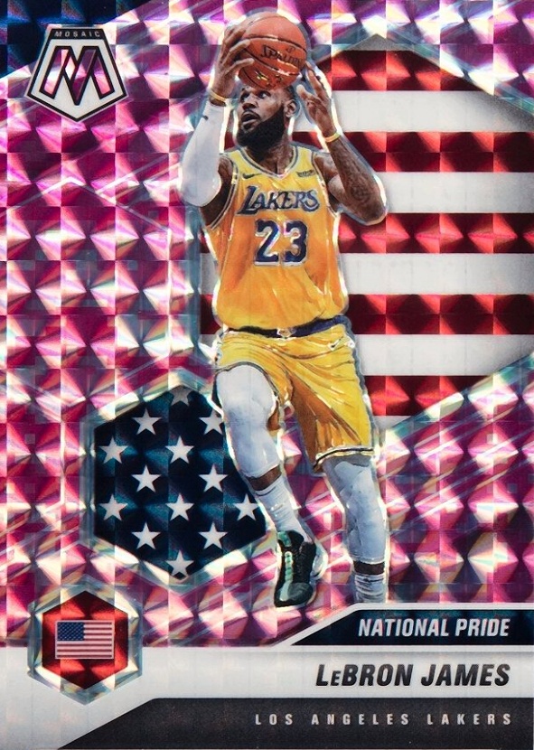 2020  Panini Mosaic LeBron James #247 Basketball Card