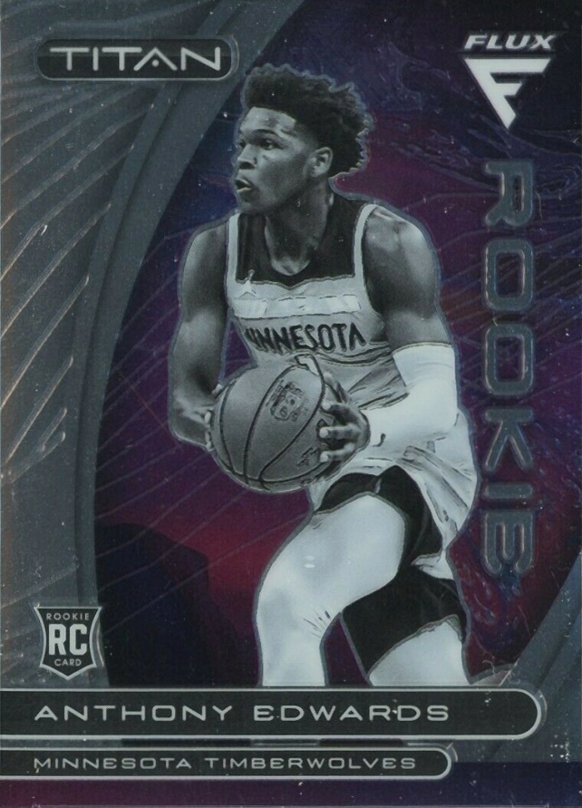 2020 Panini Flux Titan Rookies Anthony Edwards #6 Basketball Card