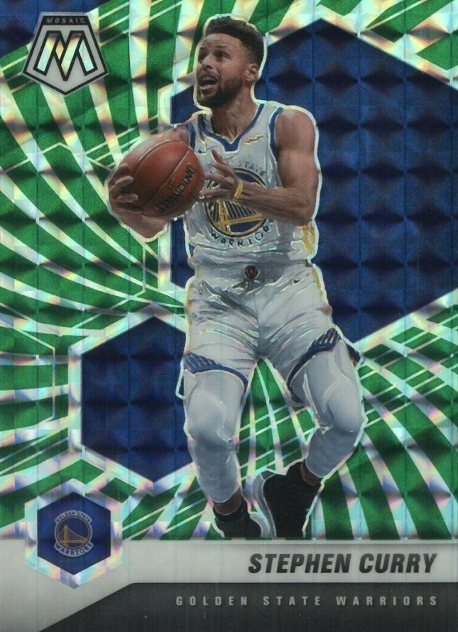 2020  Panini Mosaic Stephen Curry #175 Basketball Card