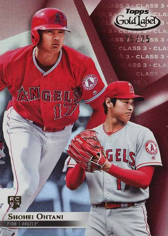 2018 Topps Gold Label  Shohei Ohtani #17 Baseball Card