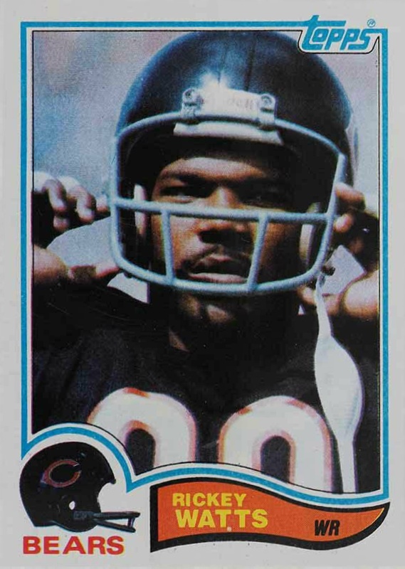 1982 Topps Rickey Watts #306 Football Card