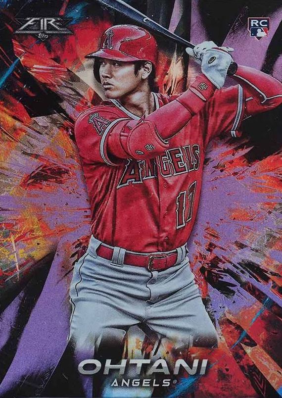 2018 Topps Fire  Shohei Ohtani #150 Baseball Card