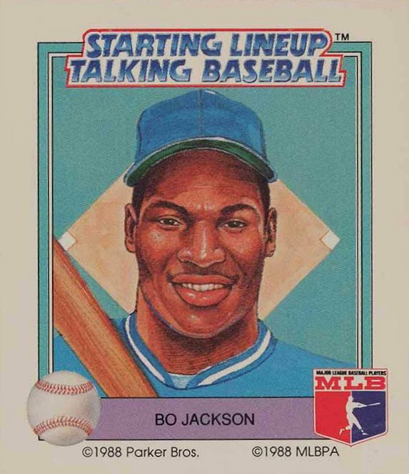 1988 Starting Line Up Talking Baseball Team Set Bo Jackson # Baseball Card