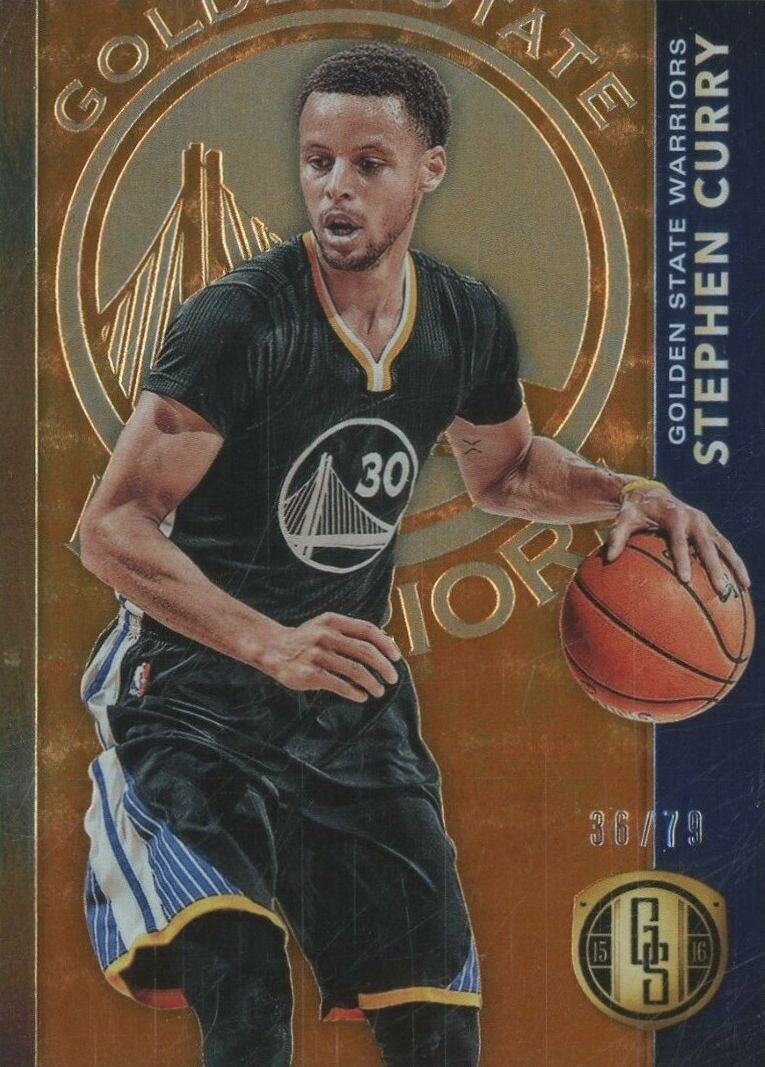 2015 Panini Gold Standard Stephen Curry #1 Basketball Card