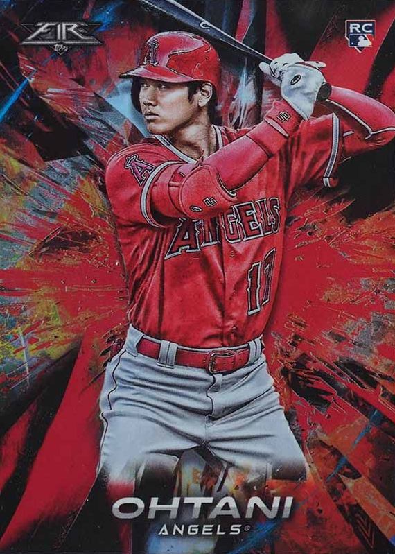 2018 Topps Fire  Shohei Ohtani #150 Baseball Card