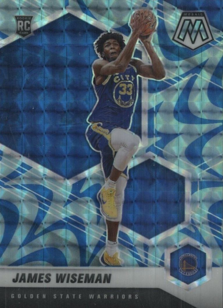 2020  Panini Mosaic James Wiseman #205 Basketball Card